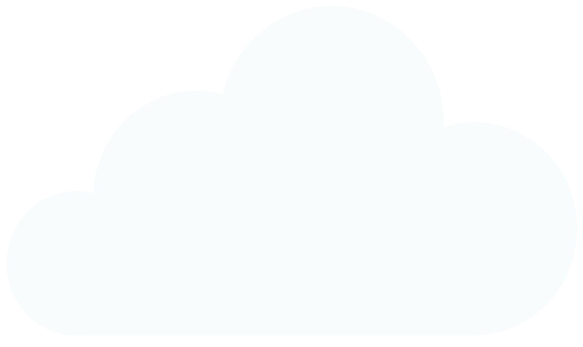 A white cloud graphic on a dark green background.
